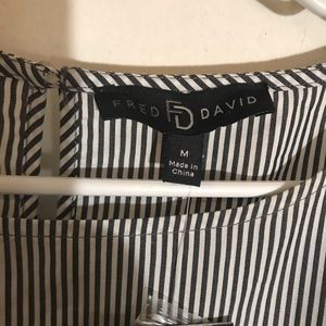 Fred David Tops - Like new Fred David striped shirt Fred David Tops - Like new Fred David striped shirt